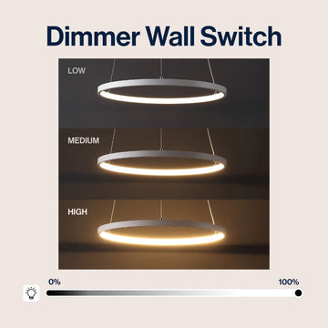 Brice Modern Contemporary Iron Integrated LED Pendant